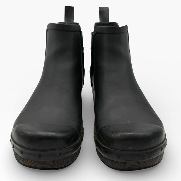 Dansko Black Women's Chelsea Style Ankle Rain Boots - Size 39/ US 8.5-9 - Picture 6 of 12